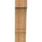Ekena Millwork 6"W x 10"D x 22"H Balboa Rough Sawn Knee Brace, Western Red Cedar BRC06X10X22BOA00RWR - alternate 4